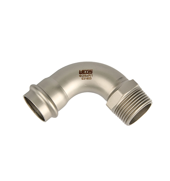 90 degree bend stainless steel tube