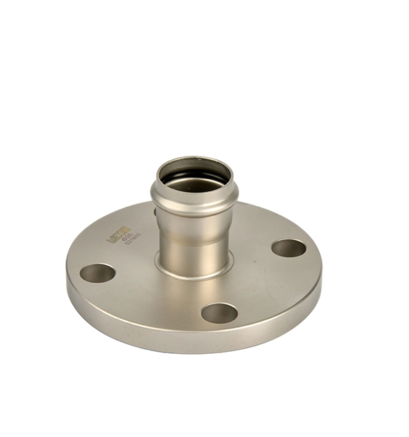 compression flange adapter stainless steel double press fittings 1