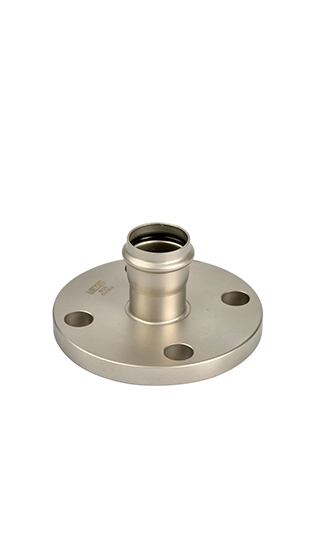 Compression Flange Adapter Stainless Steel Double (V Profile) Press Fittings