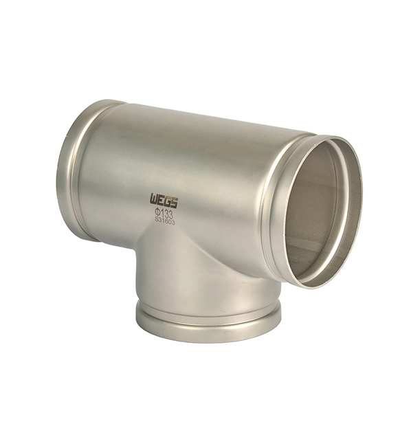 equal tee stainless steel grooved fittings 1