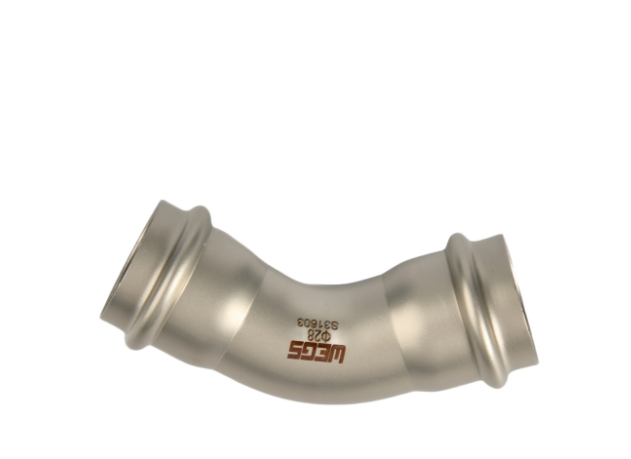 45 degree stainless steel elbow